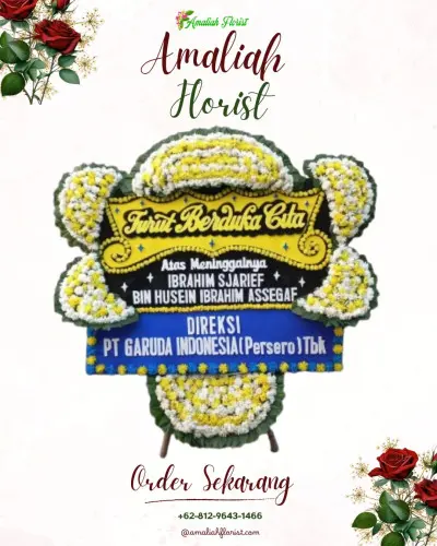 Papan Bunga Duka di Sumberoto