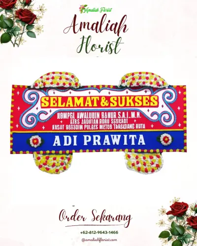 Karangan Bunga Ucapan Selamat di Sumberoto