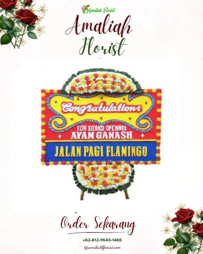 Bunga Papan Congratulation di Sumberoto